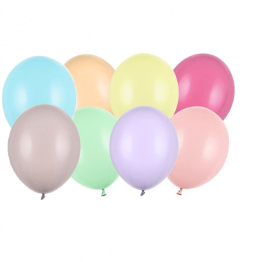 Balony pastelowe MIX KOLOR 30cm - 100 sztuk