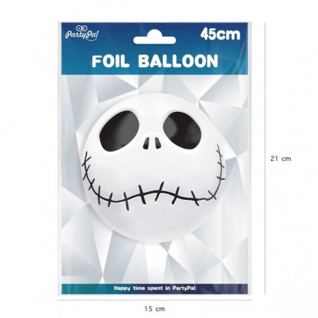 Balon foliowy Czaszka Halloween 45cm