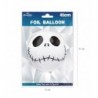 Balon foliowy Czaszka Halloween 45cm