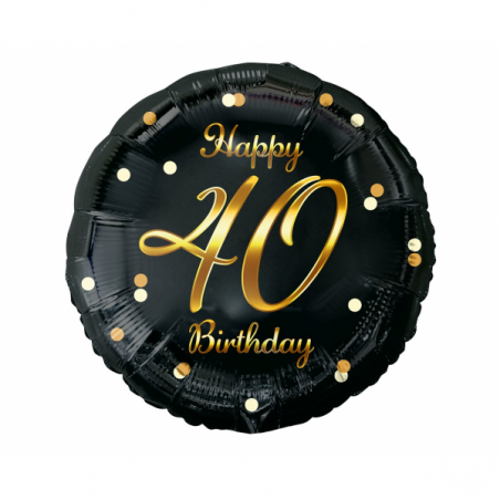 Balon foliowy Happy 40 Birthday