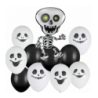 Zestaw balonów kościotrup - 11 sztuk