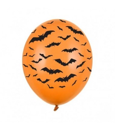 Zestaw balonów halloween - kot i dynia 11 sztuk