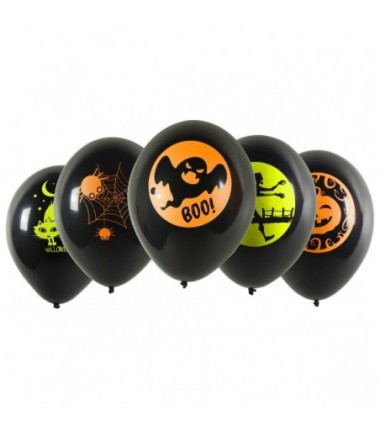 Zestaw halloween smok neonowe - 11 sztuk
