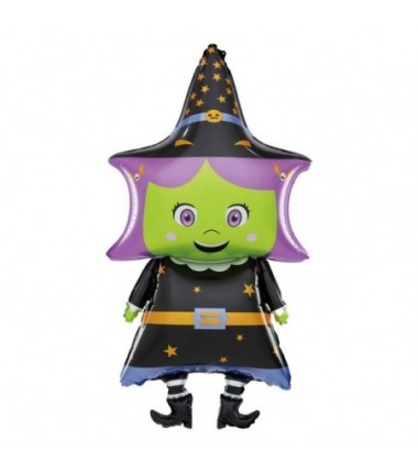 Zestaw halloween wiedźma - 11 sztuk