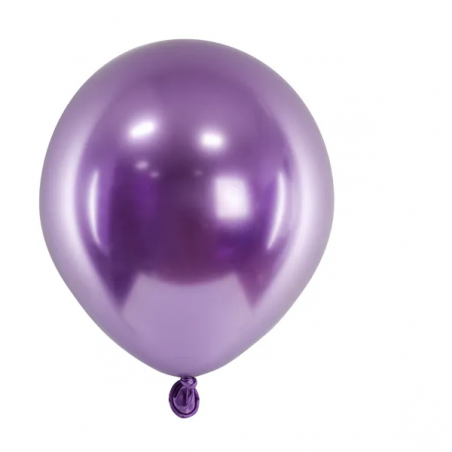 Balony GLOSS 12 cm fioletowe - 50 sztuk