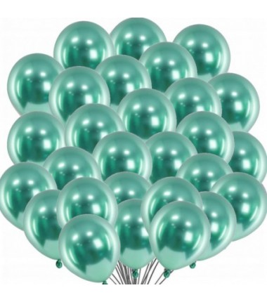 Balony GLOSS 12 cm butelkowa zieleń - 50 sztuk