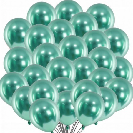 Balony GLOSS 12 cm butelkowa zieleń - 50 sztuk