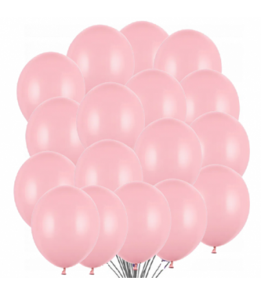 Balony różowe 12 cm - 100 sztuk