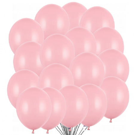 Balony różowe 12 cm - 100 sztuk