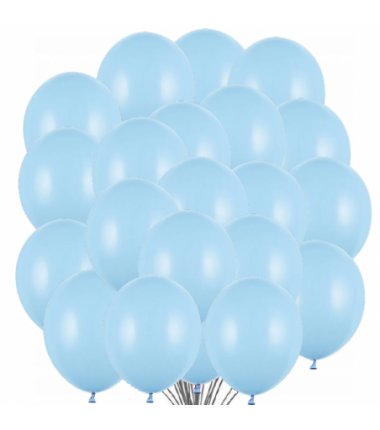 Balony błękitne 12 cm - 100 sztuk