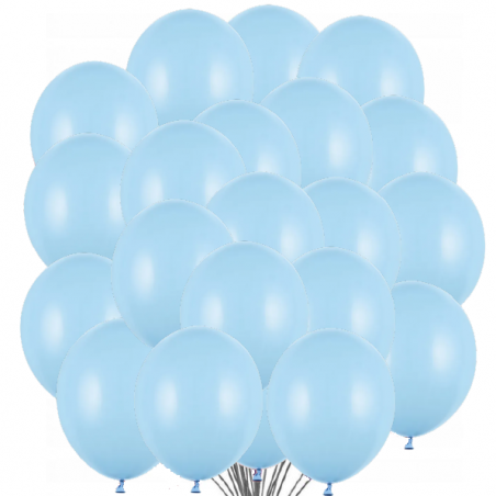 Balony błękitne 12 cm - 100 sztuk