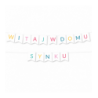 Girlanda Witaj w Domu Synku - kolorowa