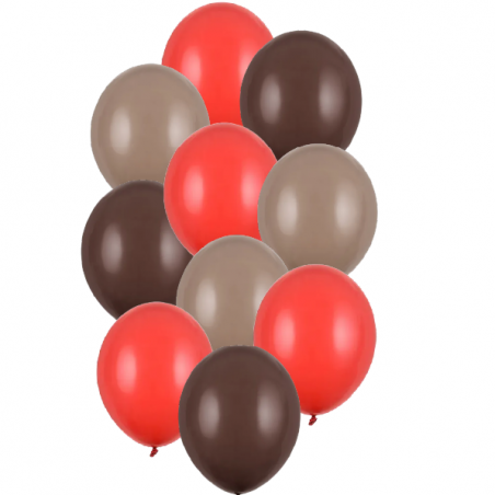 Balony 30 cm - Renifer - 10 sztuk
