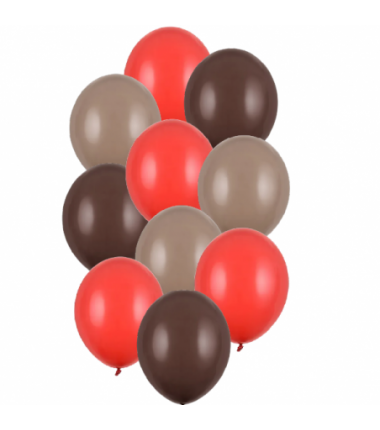 Balony 30 cm - Renifer - 10 sztuk