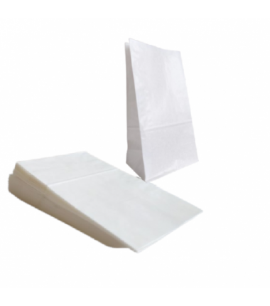 Torebki śniadaniowe białe 12x8,5x24 cm - 50 sztuk