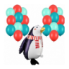 Balony ŚWIĘTA - pingwin