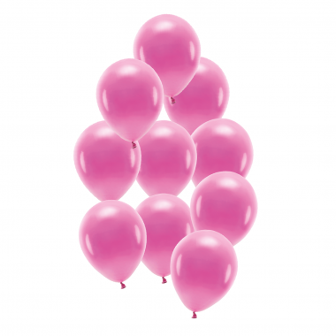 Balony pastelowe ciemnoróżowe 30cm - 10 sztuk