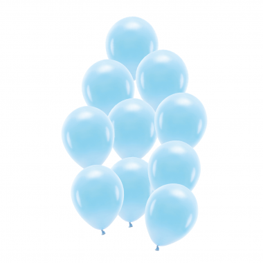 Balony pastelowe błękitne 30cm - 10 sztuk