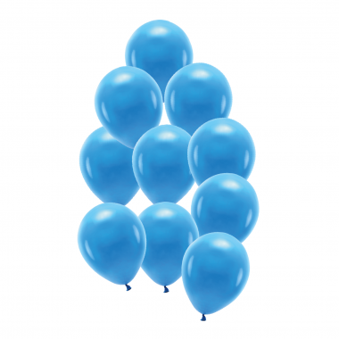 Balony pastelowe niebieskie 30cm - 10 sztuk
