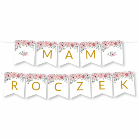 Box MAM ROCZEK - Kwiaty różowe honeycomb