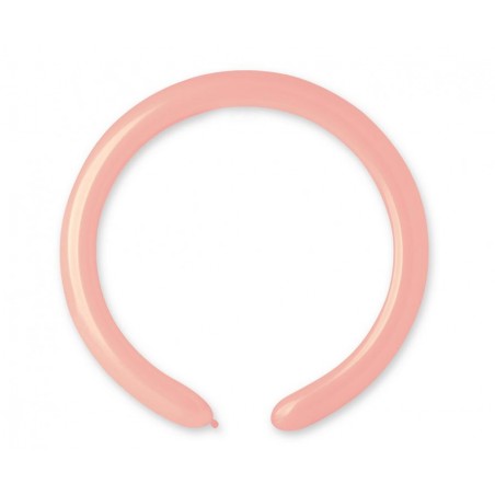 Balony Gemar MODELINY - Rurki włoskie różowe delikatne 073 Baby Pink - 100 sztuk (macaron)