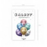 Balony Happy Birthday 30 cm mix kolor chrom - 6sztuk
