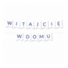 Girlanda Witajcie w Domu - granatowa