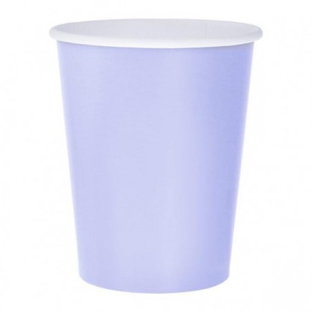 Kubeczki papierowe lawendowe 270ml 14 sztuk