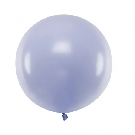 Balon gigant STRONG OLBRZYM okrągły 60 cm - Pastel Light Lilac - liliowy