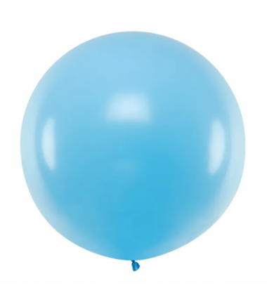 Balon gigant STRONG OLBRZYM okrągły 1 m - Pastel Sky-Blue - niebieski