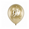 Balony Glossy 30cm, 90 złoty - 6 sztuk