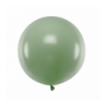 Balon gigant STRONG OLBRZYM okrągły 60 cm - Pastel Rosemary Green - oliwkowy