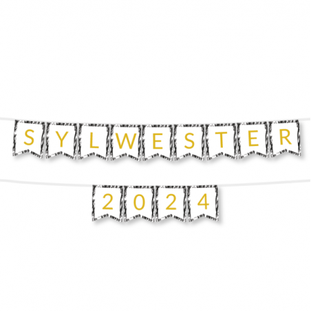 Girlanda black&white - SYLWESTER 2024