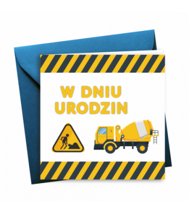 Kartka Okolicznościowa na Urodziny - Drukowana - Budowa