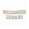 Girlanda - DOWOLNY NAPIS - kraft - MAX 20 ZNAKÓW