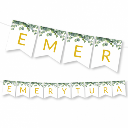 Girlanda - EMERYTURA - Eukaliptus 3