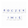 Girlanda ROCZEK + IMIĘ - Litery Niebieskie