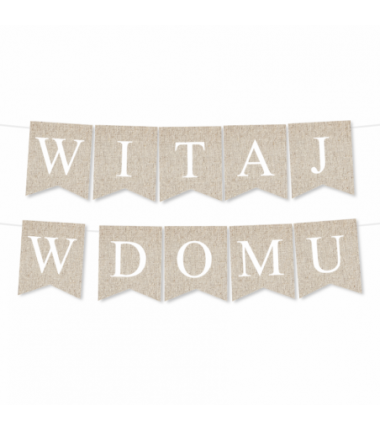 Girlanda Witaj w Domu - Kraft