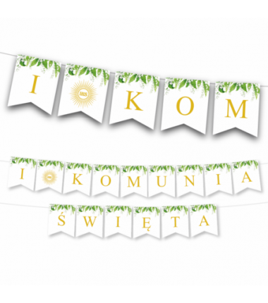 Girlanda I Komunia Święta - Konwalia