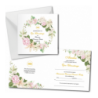 Zaproszenie na KOMUNIĘ ŚWIĘTĄ dla OJCA CHRZESTNEGO + IMIĘ dziecka - letnie PERSONALIZOWANE