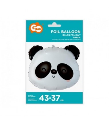 Balon foliowy Panda, 43x37 cm (głowa)