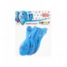 BALONY NADRUK 30 cm "Moje 1 urodziny" (niebieski) - 5 sztuk