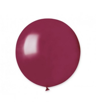 Balon Gemar 48 cm - 19" - pastelowy ciemnoczerwony Vino G19/101 - 1 sztuka