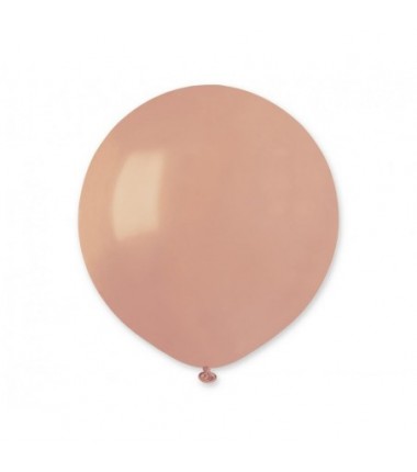 Balon Gemar 48 cm - 19" - pastelowy różowy mglisty Misty Rose G19/099 - 1 sztuka