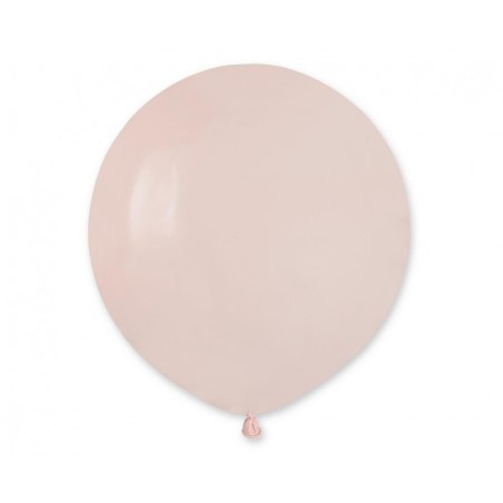 Balon Gemar 48 cm - 19" - pastelowy jasnoróżowy Shell G19/100 - 1 sztuka