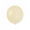 Balon Gemar 48 cm - 19" - pastelowy kość słoniowa Ivory G19/059 - 1 sztuka