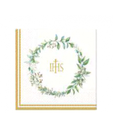 Serwetki komunijne First communion herbal - 20 szt.