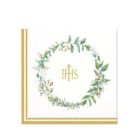 Serwetki komunijne First communion herbal - 20 szt.