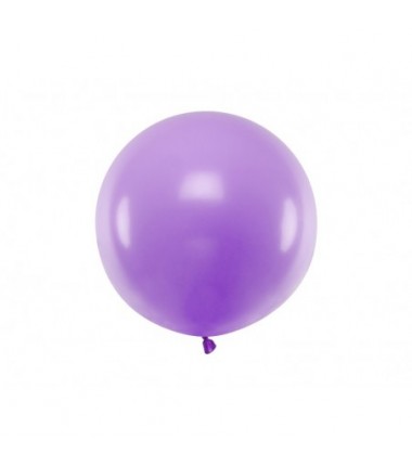 Balon gigant STRONG OLBRZYM okrągły 60 cm - Pastel Lavender Blue - lawendowy