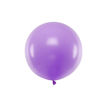 Balon gigant STRONG OLBRZYM okrągły 60 cm - Pastel Lavender Blue - lawendowy